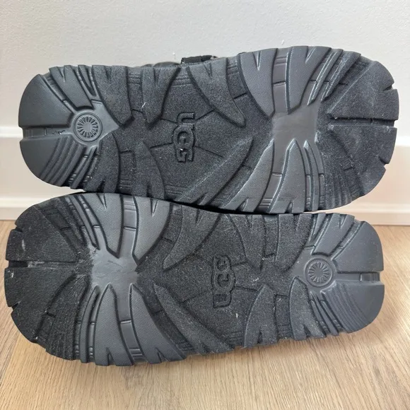 UGG Hi Shine Spaceslider Slide Black 1149033 US Women's Size 5 Ugg Slippers