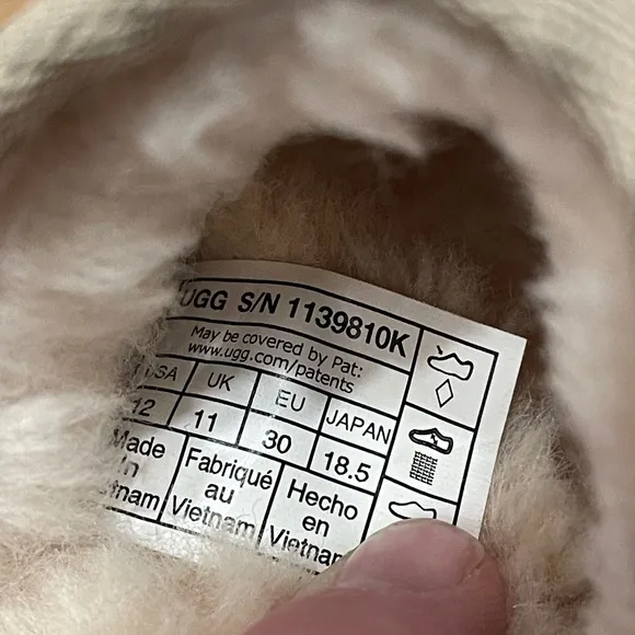 UGG Keegan Metallic UGGplush Faux Fur Lined Slippers
