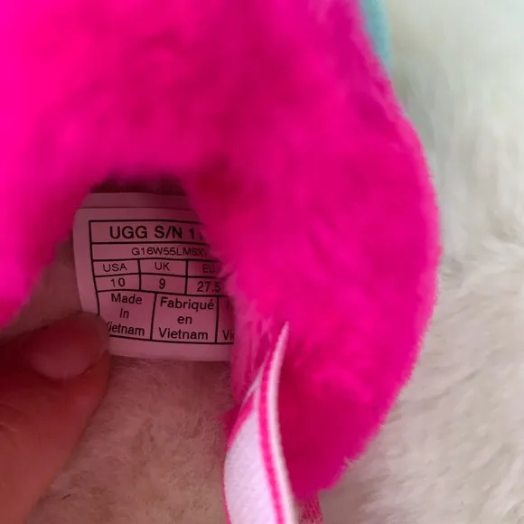 UGG KIDS FLUFF YEAH SLIDE SLIPPERS