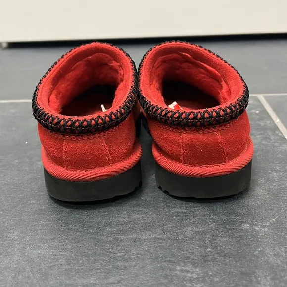 UGG kids Tasman Red Slipper slide shoes size 13