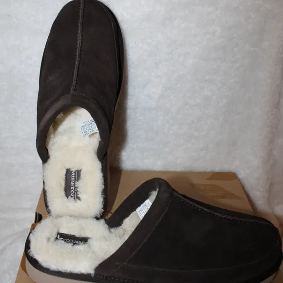 UGG KOOLABURRA MENS CLOG SLIDE SLIPPERS BROWN‎ NEW