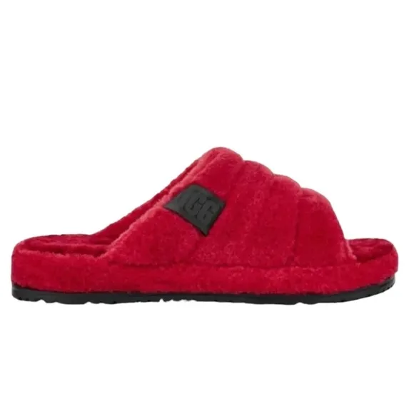 UGG Men’s Fluff You Slippers Samba Red