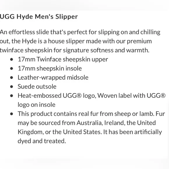 UGG Men’s Hyde Slippers
