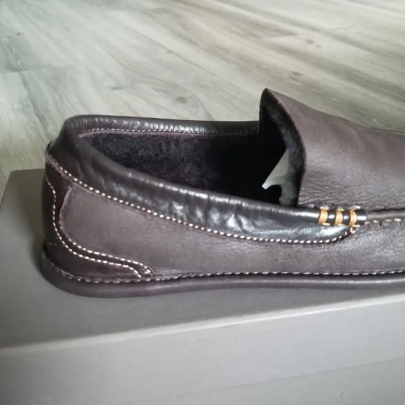 UGG Men's Lorne Leather Slippers.