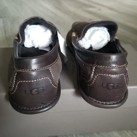 UGG Men's Lorne Leather Slippers.