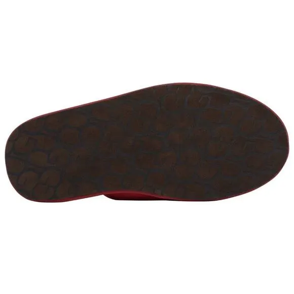 UGG Men's Scuff Logo Slippers Slip-on Red White US Size 12 new!