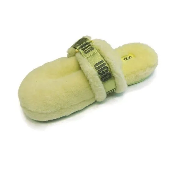 UGG Mens Size 9 Fluff It Slip On Sheepskin Slippers 1118150 Margarita