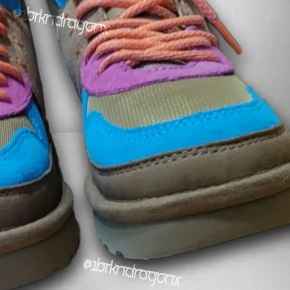 UGG Multicolor High-Top Boots Sneakers Hiking Trail Woodsy Adventure Colorful