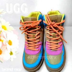 UGG Multicolor High-Top Boots Sneakers Hiking Trail Woodsy Adventure Colorful