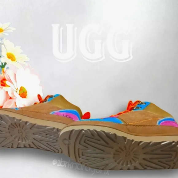 UGG Multicolor High-Top Boots Sneakers Hiking Trail Woodsy Adventure Colorful