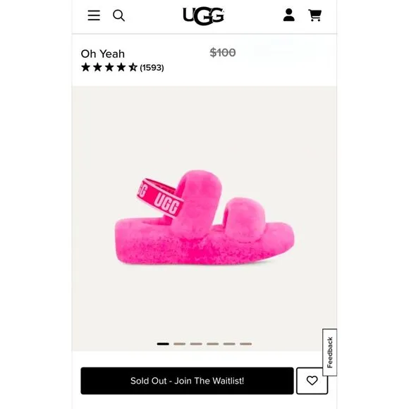 UGG Oh Yeah Slippers Slides