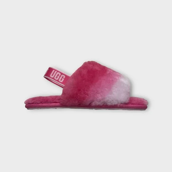 Ugg Pink Gradient Fluff Yeah Slide