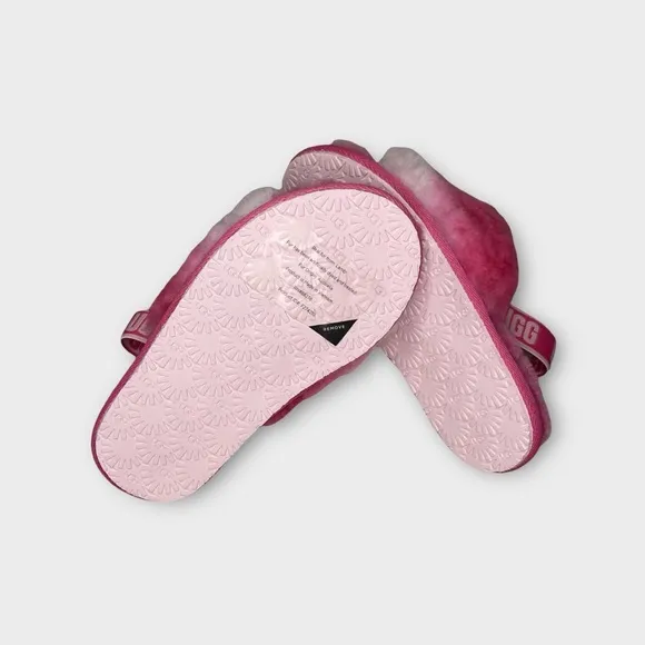 Ugg Pink Gradient Fluff Yeah Slide