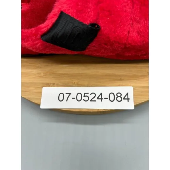 UGG Sandals Mens Size 10 Red Sheepskin Fur Slippers Slip On Wool Slides 1117473