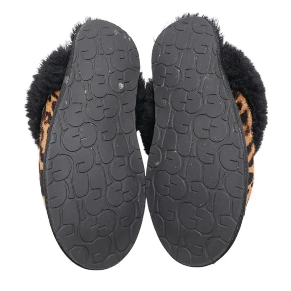 UGG Scuffette II Panther Print Slippers in Butterscotch