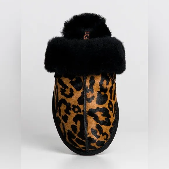 UGG Scuffette II Panther Print Slippers in Butterscotch