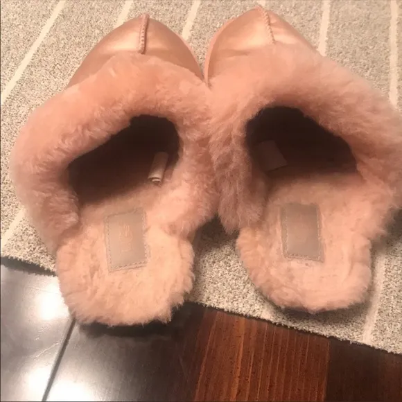 Ugg Scuffette Satin Pink Slippers