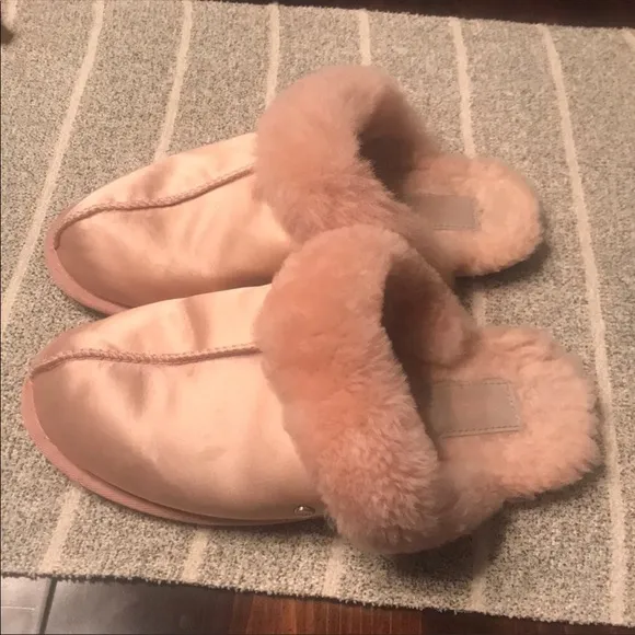 Ugg Scuffette Satin Pink Slippers