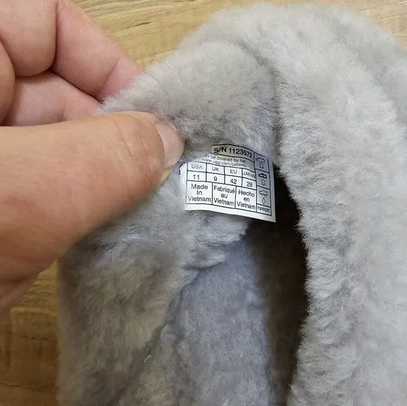 UGG Scuffita, grey, size US 11