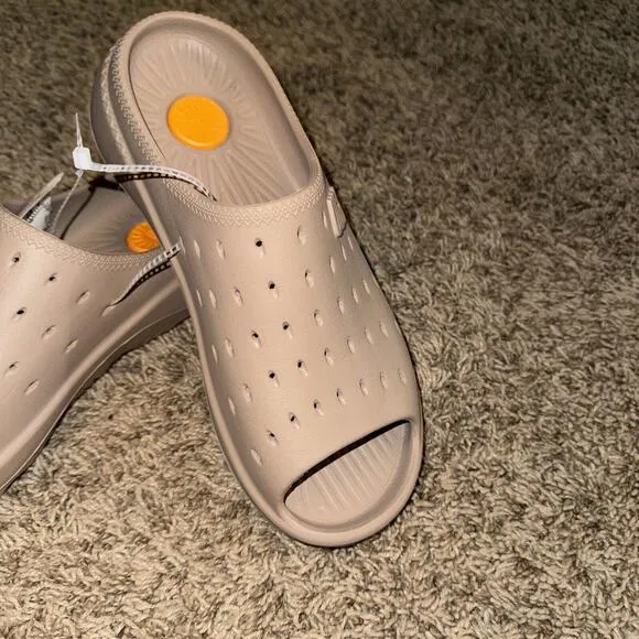 UGG Slide It Sandal Slip-On Casual Bone Tan Men sz 9