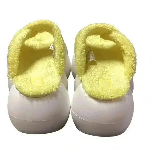 Ugg Sugarcloud Womens 9 Slide Platform Sandals Yellow Terry Slippers Shoes NEW