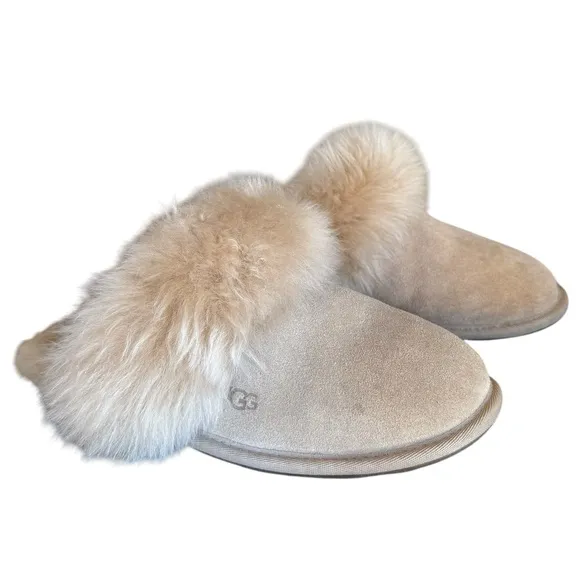 UGG Tan Scuff Sis House Slippers Women's Size 8