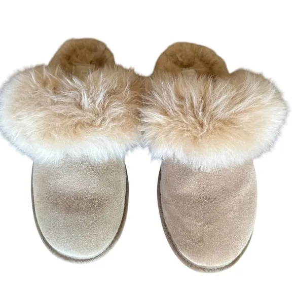 UGG Tan Scuff Sis House Slippers Women's Size 8