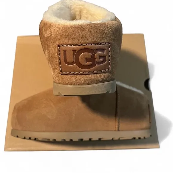 UGG Tan Suede Pumped Slide