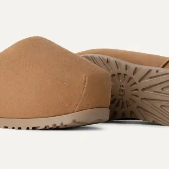 UGG Tan Suede Pumped Slide