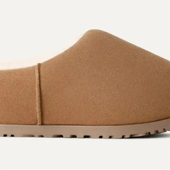 UGG Tan Suede Pumped Slide