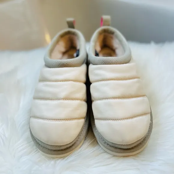 UGG Tasman LTA Puffer Slipper Cream Shoes!