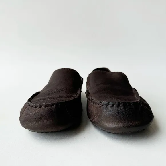Ugg Upshaw Slipper Loafer Shoe Suede Slip On Casual Cozy Lounge Winter Brown 9