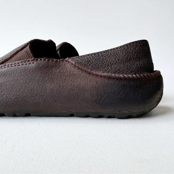 Ugg Upshaw Slipper Loafer Shoe Suede Slip On Casual Cozy Lounge Winter Brown 9