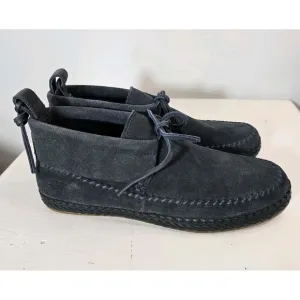 UGG Woodlyn Blue Suede Moccasins Size 8