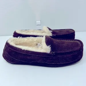 UGG**Ascot Brown Suede Unisex Slippers**US 4 $95