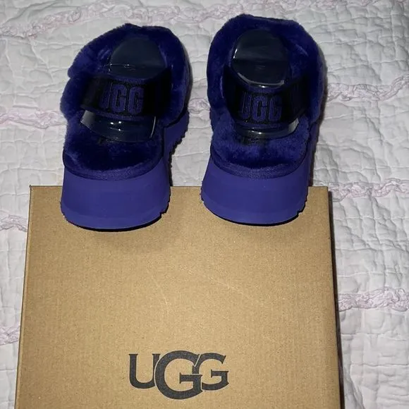 UGG disco sandals purple 9