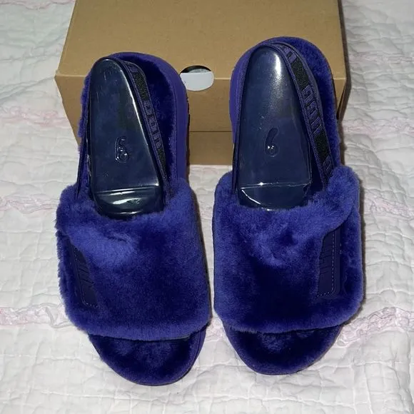 UGG disco sandals purple 9