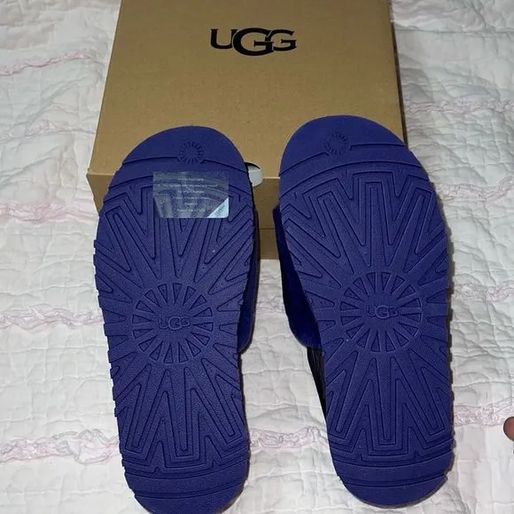 UGG disco sandals purple 9