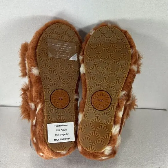 UGG Oh Yeah Spot Natural Slide Slippers Various