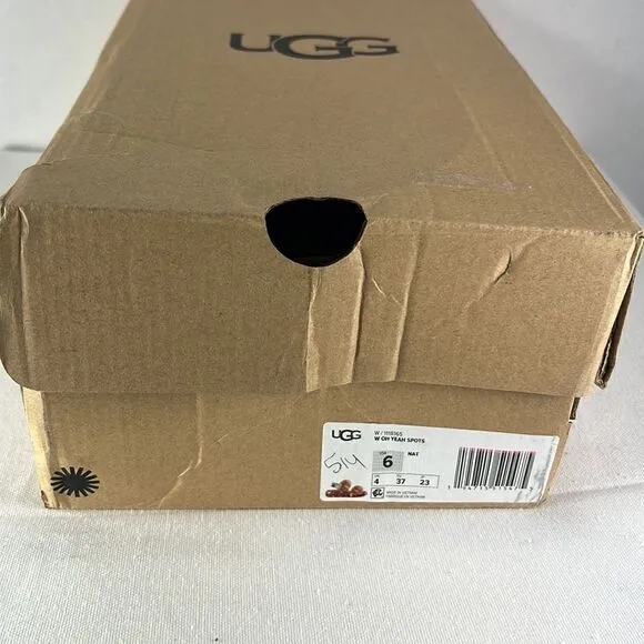 UGG Oh Yeah Spot Natural Slide Slippers Various