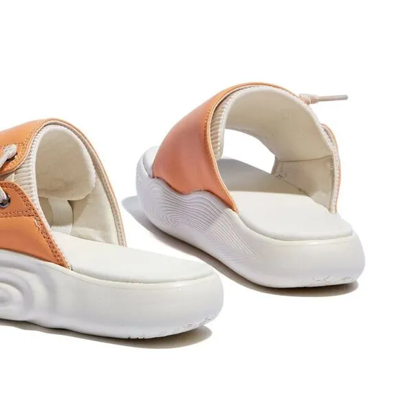 UIN Women's Summer Platform Slide Sandal Travel Shoes (MOCK ORANGE MAHON 2)