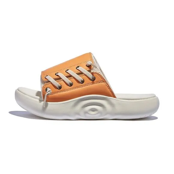 UIN Women's Summer Platform Slide Sandal Travel Shoes (MOCK ORANGE MAHON 2)