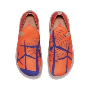 UIN Women's Shoes Slip On Knitted Casual Loafers Fuerteventura I-Nature Treasure