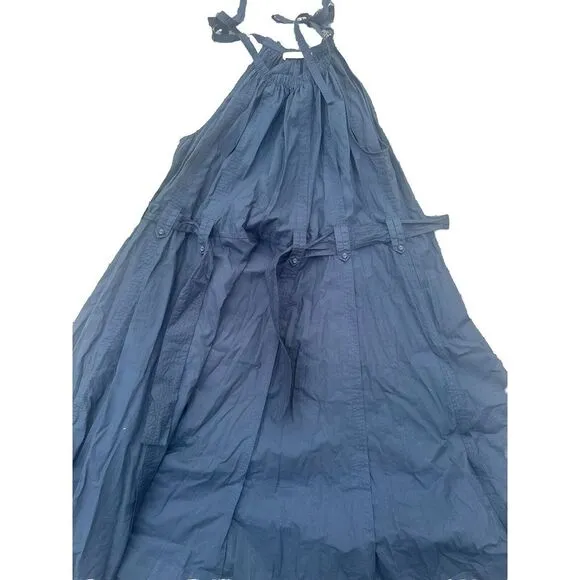 Ulla Johnson Spring‎ Summer navy blue, sleeveless Joni sundress 4 quiet luxury