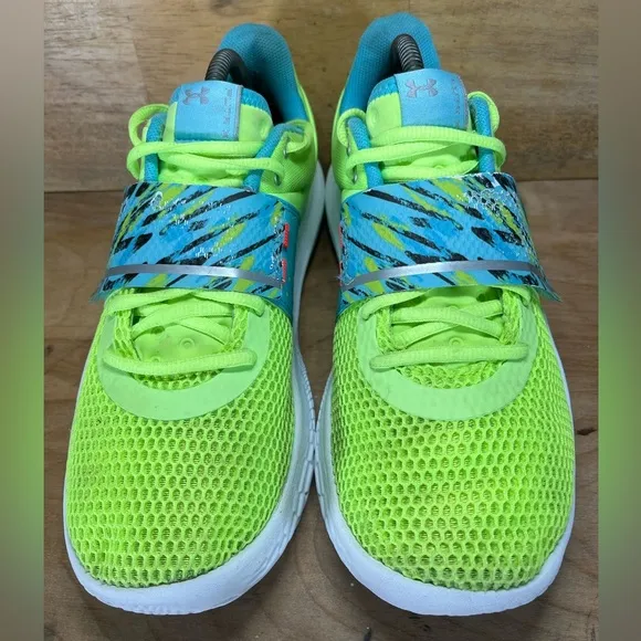 Under Armour Flow FUTR X Womens Size 10 Basketball Shoes Sneakers Green Camo