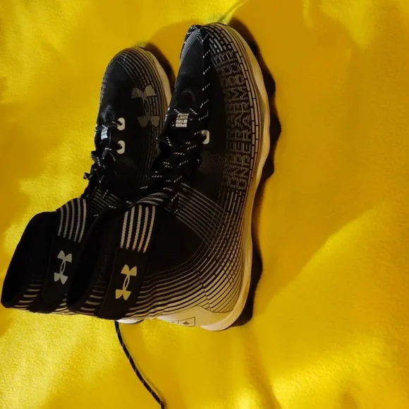 Under Armour Kids Black and White Shoes