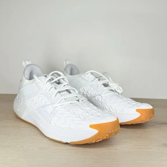 Under Armour Project Rock 6 Training Shoes -White- 3026534-100 Men's Size 11