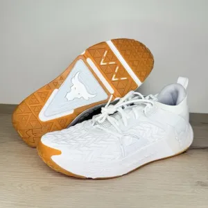 Under Armour Project Rock 6 Training Shoes -White- 3026534-100 Men's Size 11
