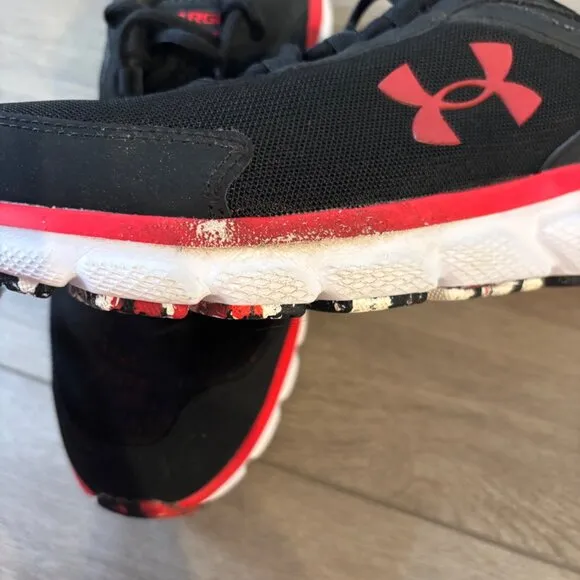 Under Armour Size 11.5 Men's Charged Assert 9 Marble Running Shoes 3024852 Black