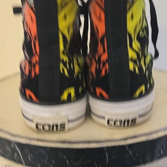 UNISEX Converse Pink and Yellow Sneakers High-Top Style